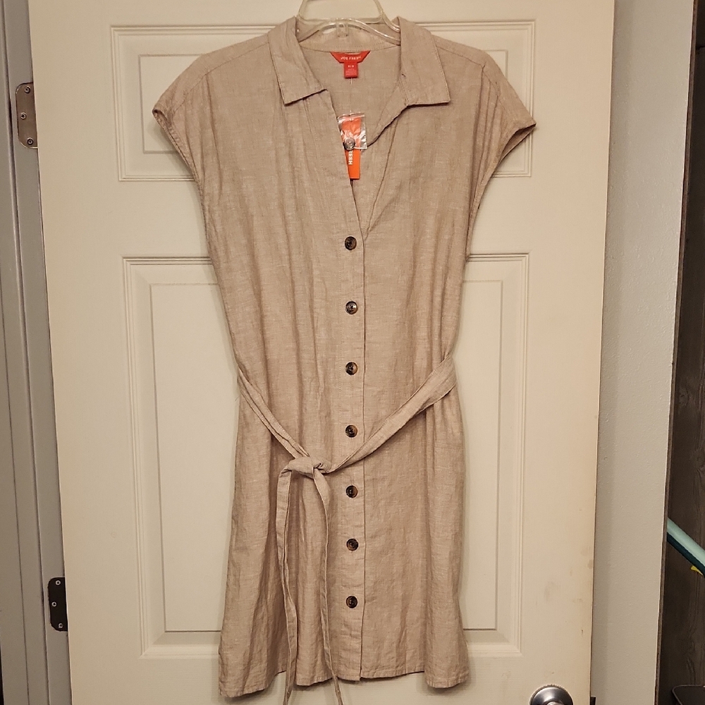Joe Fresh Linen Dress With Belt